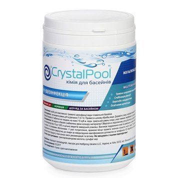 CrystalPool MultiTab 4-in-1 Small, таблетки 20 г, 1 кг 01-01-0067 фото