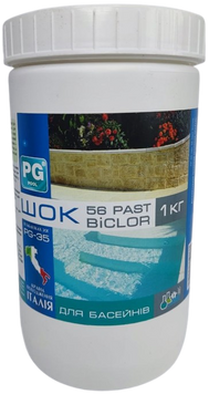 Шок в таблетках PG-35 20г, 56% (Італія) BICLOR 56 PAST хлор стабілізований, 1 кг 01-01-0022 фото