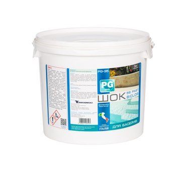 Шок в таблетках PG-35 20г, 56% (Італія) BICLOR 56 PAST хлор стабілізований, 5 кг 01-01-0024 фото